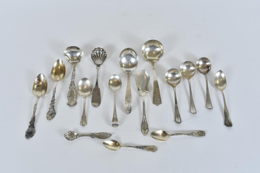 SIXTEEN MISCELLANEOUS SILVER