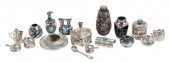 SIXTEEN NAVAJO SILVER MINIATUR