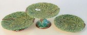 SIXTEEN PIECE LOT OF MAJOLICA