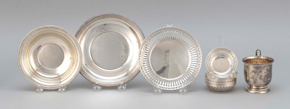 SIXTEEN PIECES OF AMERICAN STERLING