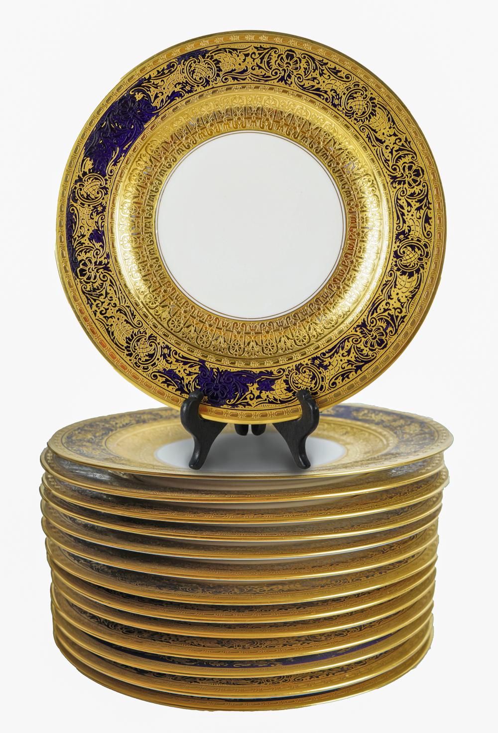 SIXTEEN ROYAL BAVARIAN PORCELAIN