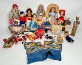 SIXTEEN SOUVENIR DOLLS 20TH CE