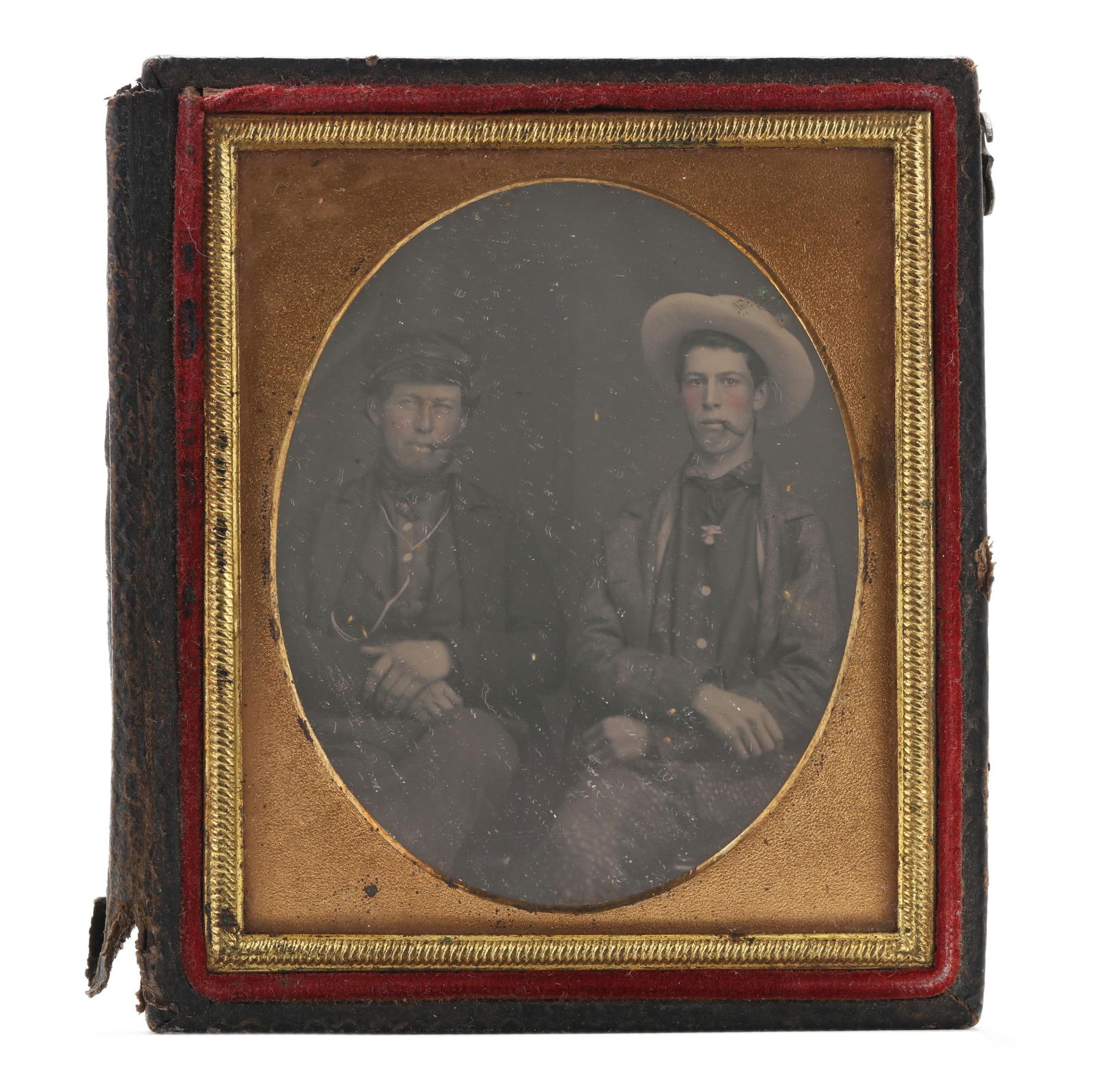 SIXTH-PLATE DAGUERREOTYPE OF TWO