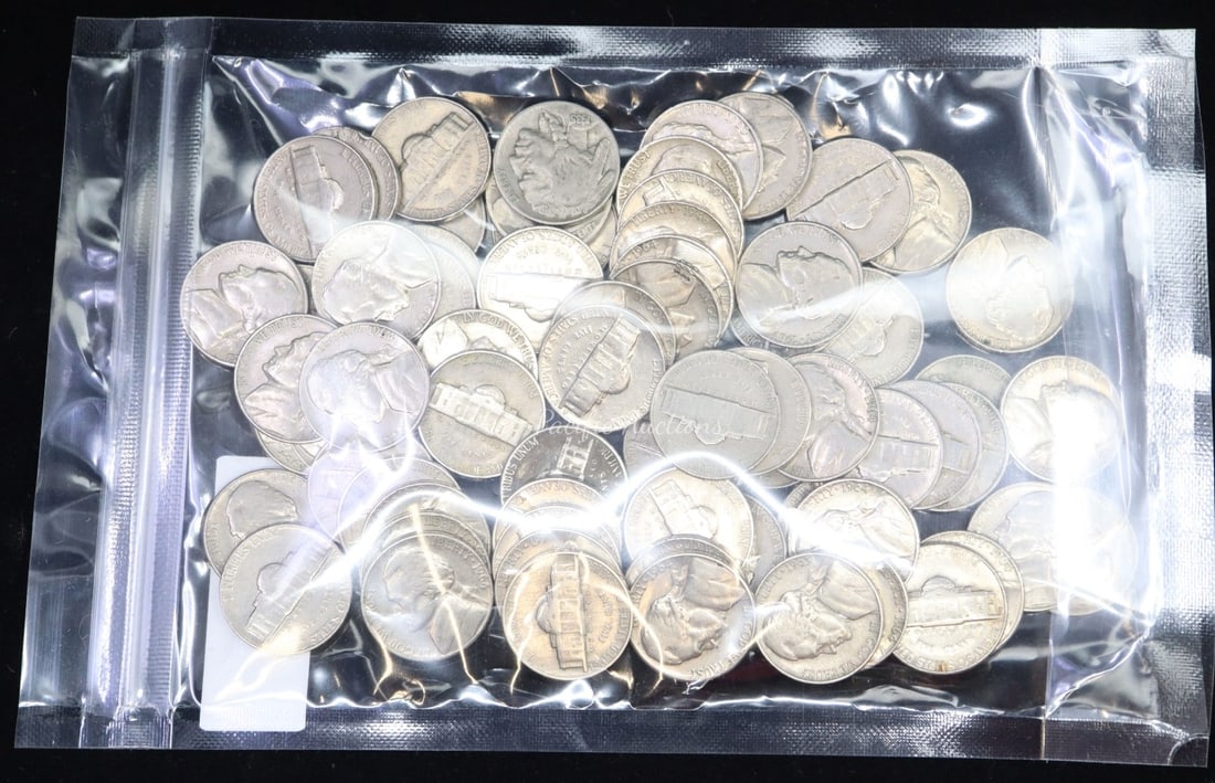 SIXTY-EIGHT PRE-1965 .05 NICKLES,