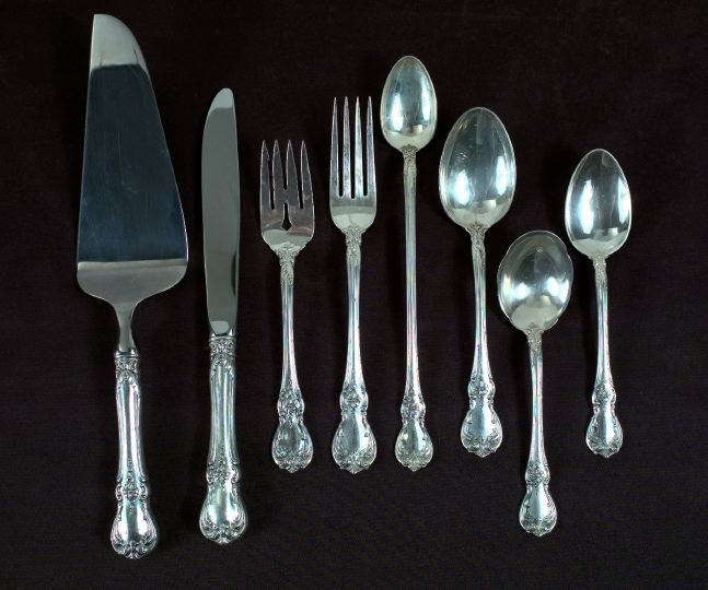 Sixty-Four-Piece Cased Towle