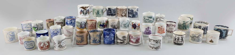 SIXTY-SEVEN ENGLISH TRANSFERWARE