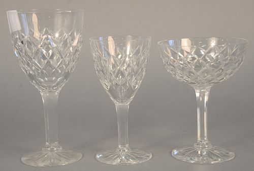 SIXTY-SIX PIECE SET OF BODA CUT