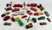 SIXTY SMALL TOYS, MOSTLY CARS