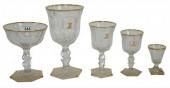 SIXTY THREE PIECE SET OF CRYST
