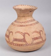 SIYALK POT WITH HORNED ANIMAL