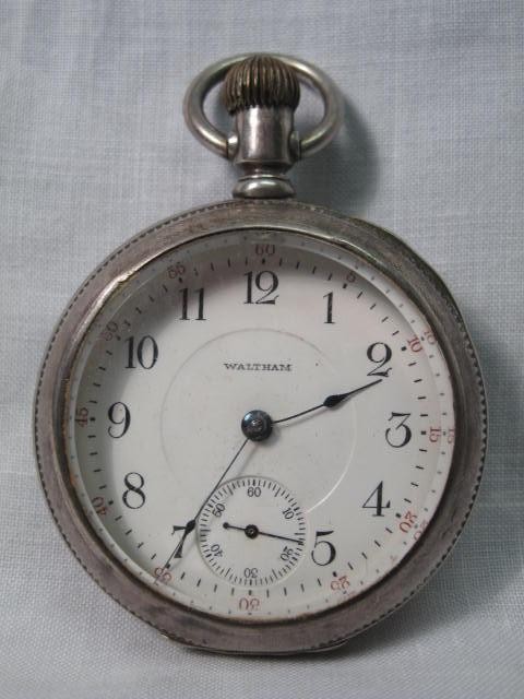 Size 18 pocket watch with Waltham