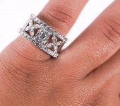SIZE 6.75 PLATINUM GIA DIAMOND