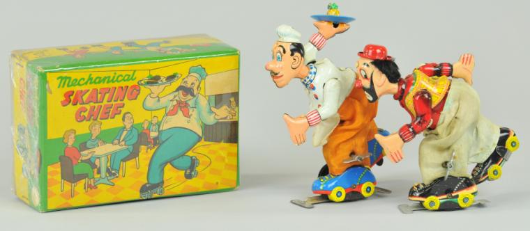SKATING CHEF AND HOBO SKATER Both