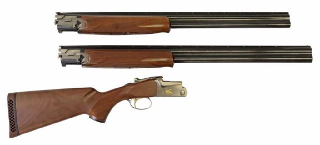 SKB OVER UNDER SHOTGUN SET 12 &