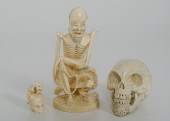Skeleton Ivory and Bone Figure