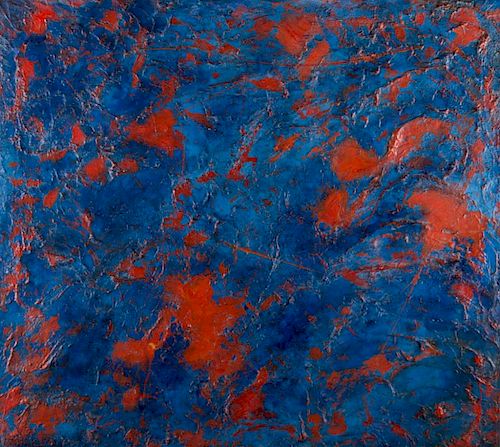 SKELTON ABSTRACT OIL ON