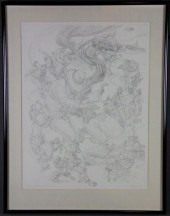 Sketch by Robert L. Barnum of