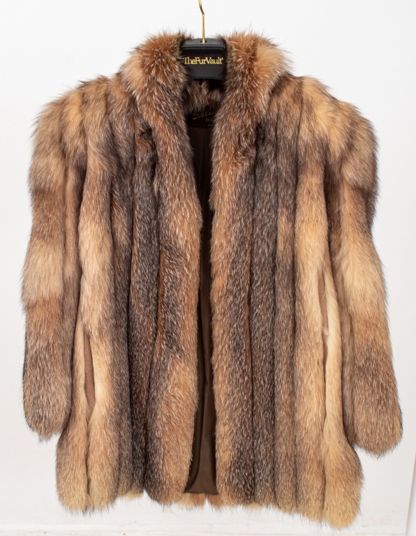 SKLAR FOX FUR COAT Sklar fox fur