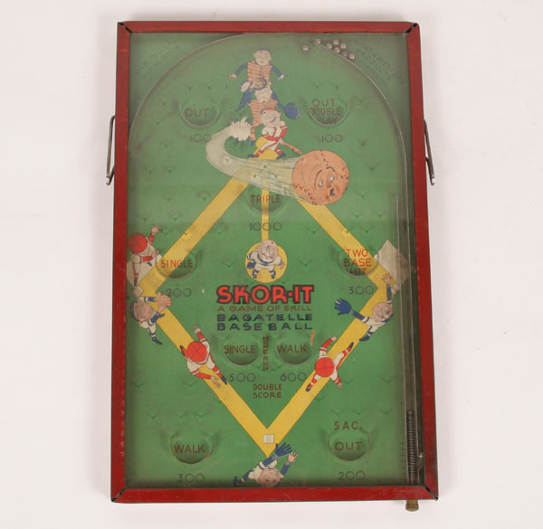 Skor-it metal table top baseball