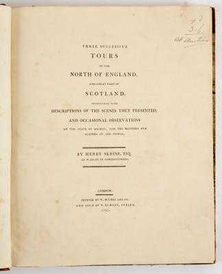 Skrine (Henry) Three Successive