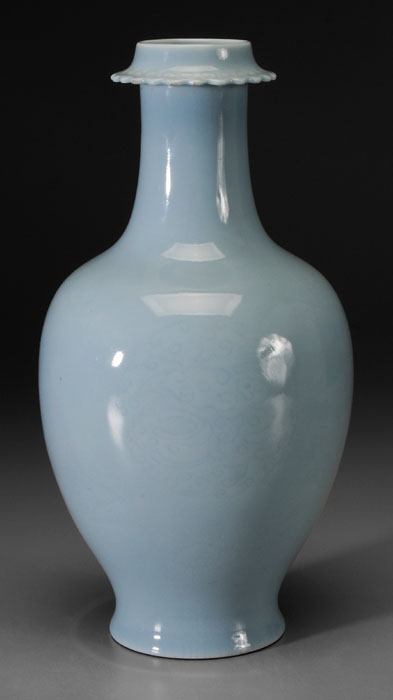 Sky Blue Porcelain Vase Chinese,