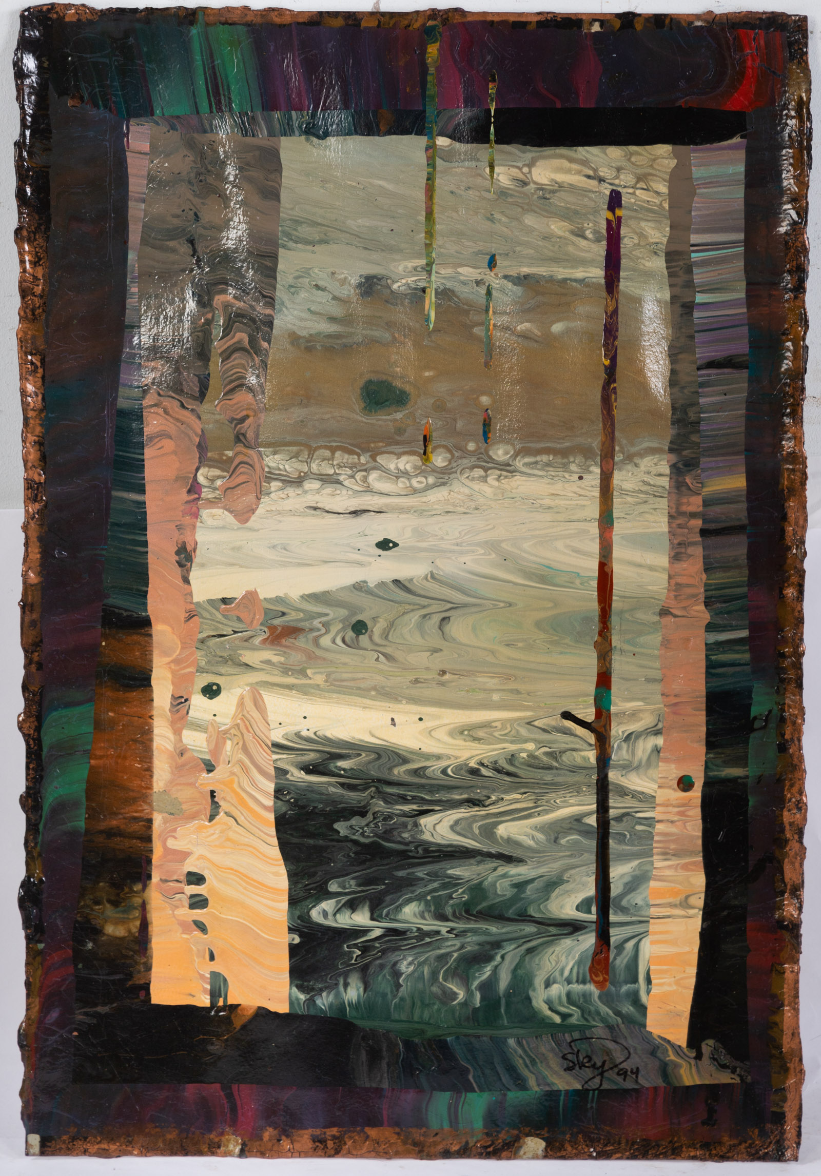 SKY JONES., "THE BATON," MIXED