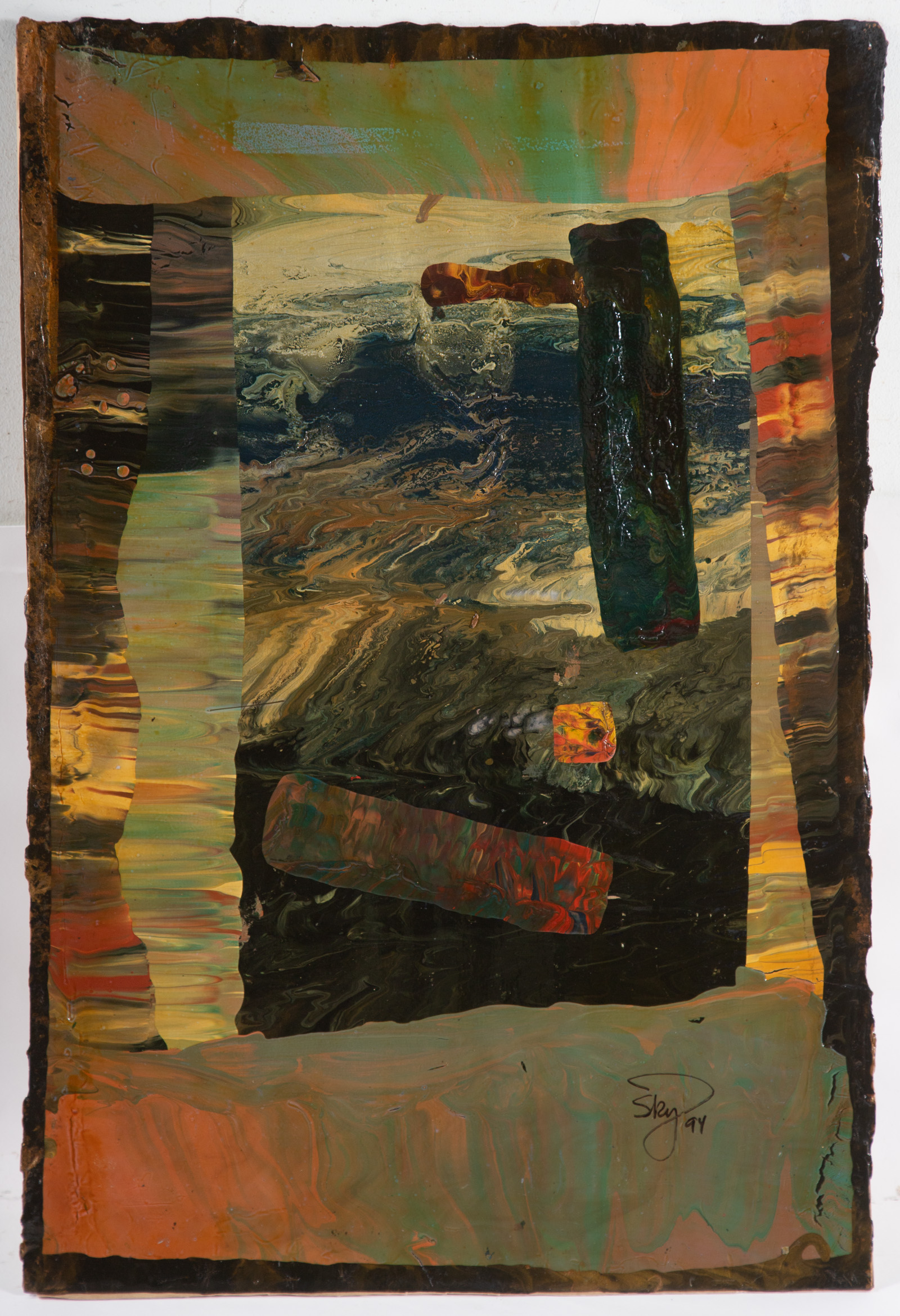 SKY JONES."PERSONAGES," MIXED MEDIA