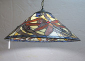 SLAG GLASS DRAGONFLY SHADE LIG