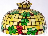 SLAG GLASS LEADED GLASS HANGIN