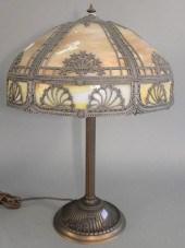 SLAG GLASS TABLE LAMP SIX CARM