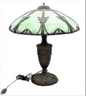 SLAG GLASS TABLE LAMPSlag Glas