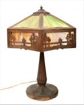 SLAG GLASS TABLE LAMPSlag Glas
