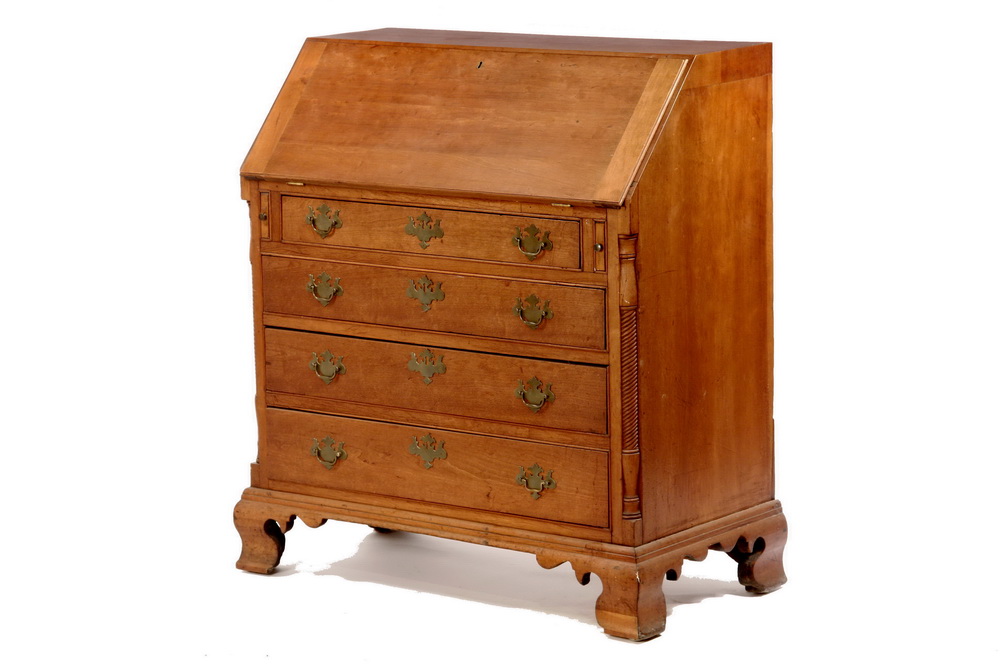 SLANT FRONT DESK - 18th c Country