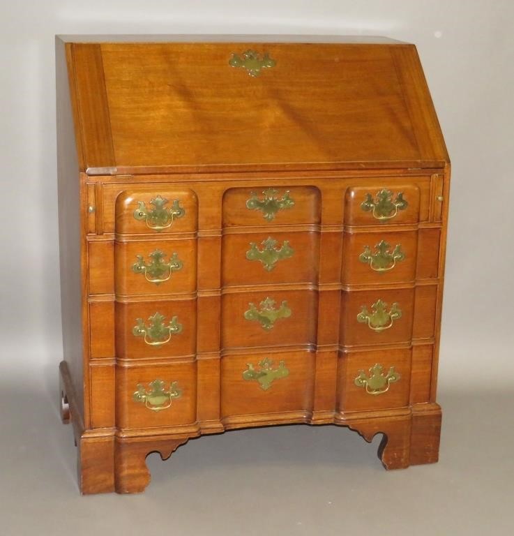 SLANT FRONT DESKca. 1800; in the