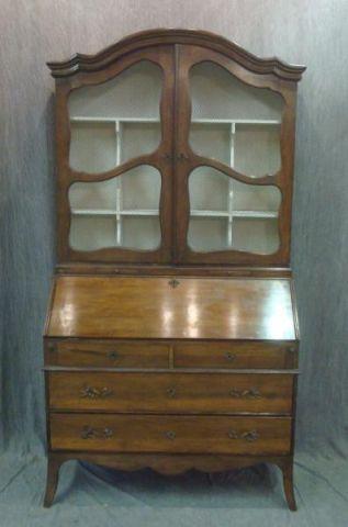 Slant Front Secretary Bookcase with