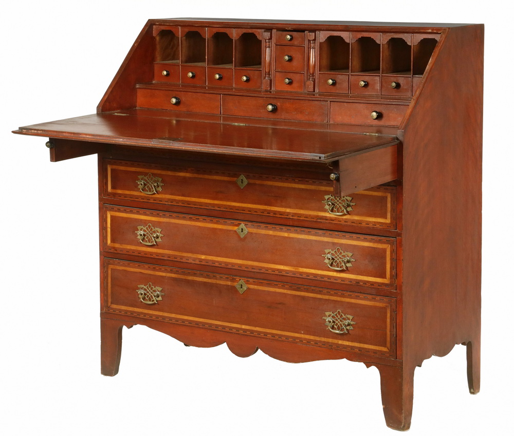 SLANT LID DESK 19th c. American