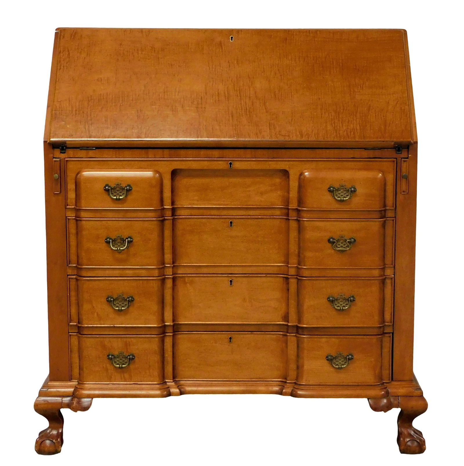 +SLANT LID DESK, CHIPPENDALE