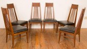 SLAT BACK DINING CHAIRS, SET O