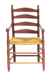 SLATBACK ARMCHAIR, MASSACHUSET