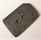 Slate gorget from OH. 3" long.