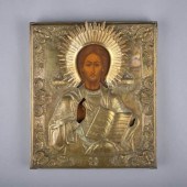 SLAVIC ICON OF CHRIST PANTOCRA