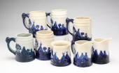 SLEEPY EYE MUGS, CREAMERS AND