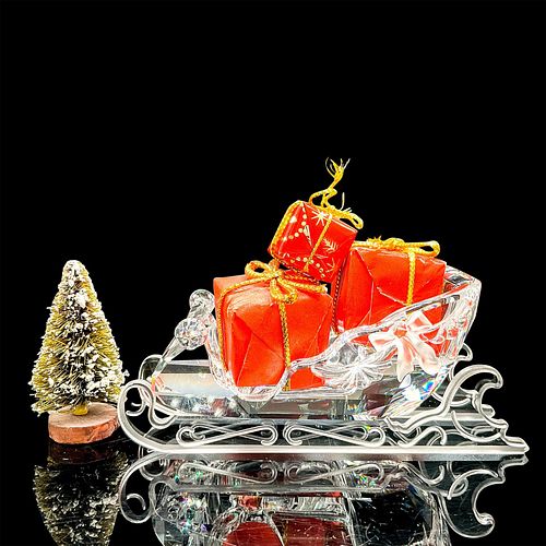 SLEIGH - SWAROVSKI SILVER CRYSTAL