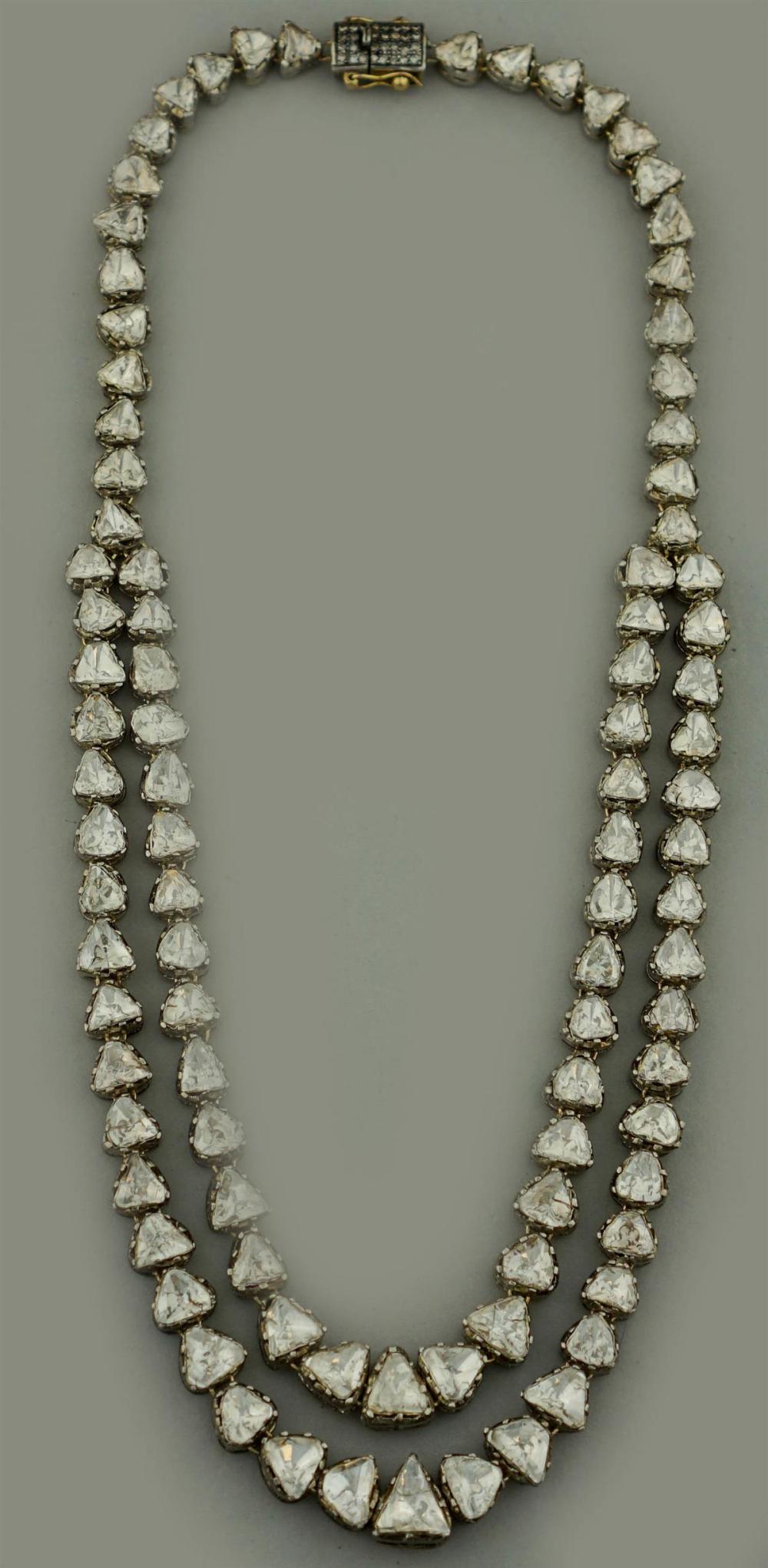 SLICED DIAMOND AND SILVER