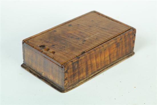 SLIDE-LID BOX.  American  19th