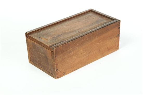 SLIDE LID BOX.  American  2nd