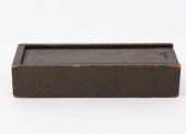 SLIDE-TOP PINE CANDLE BOX, CA.