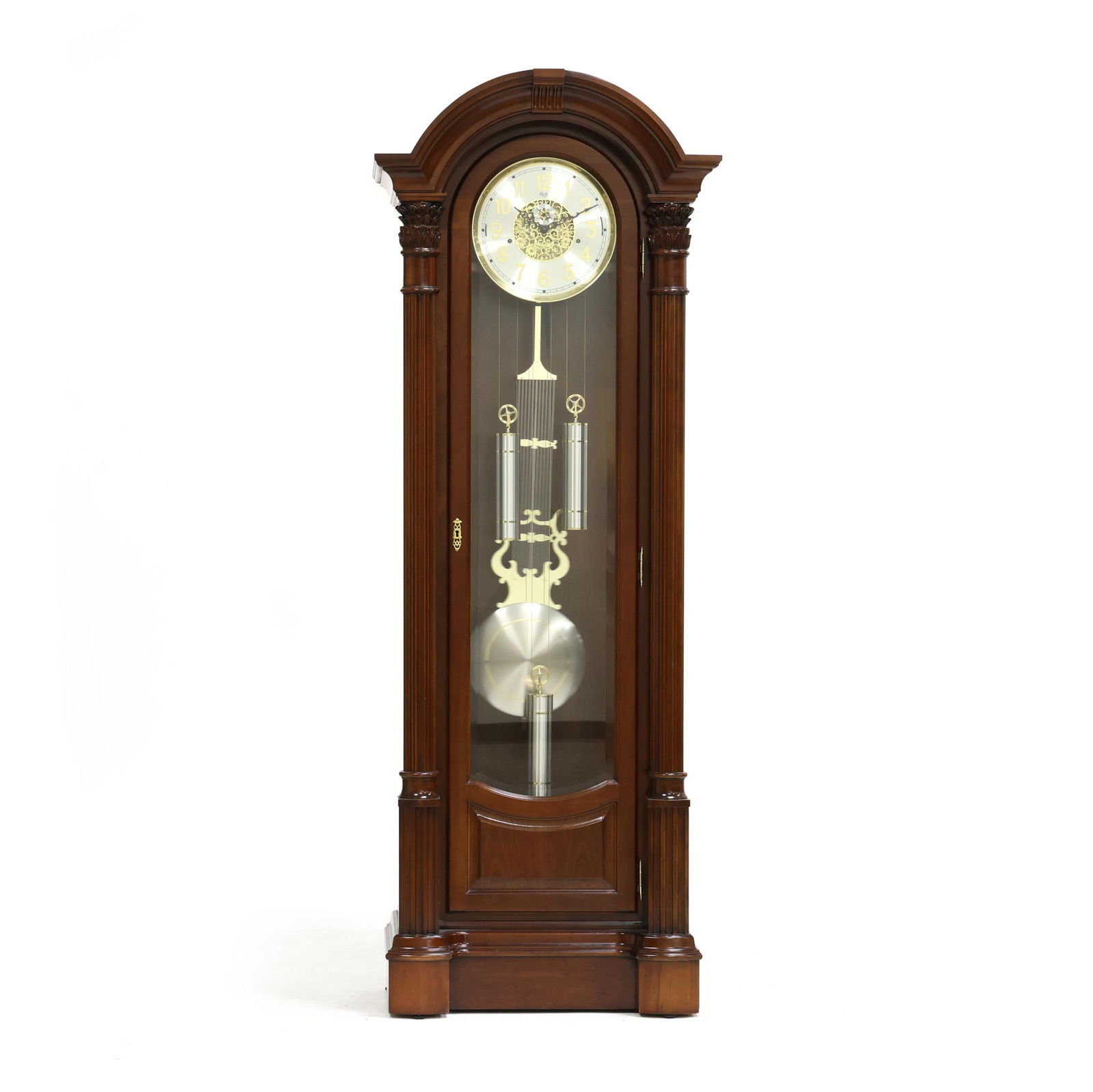 SLIGH, CHERRY TALL CASE CLOCKSligh,