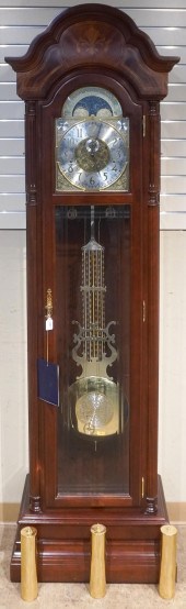 SLIGH INLAID MAHOGANY TALL CAS