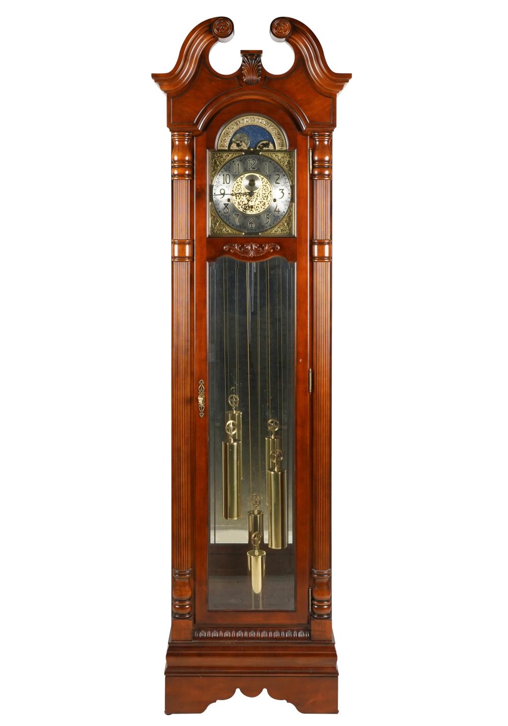 SLIGH MAHOGANY TALL CASE